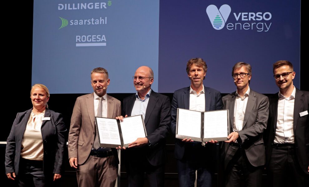 SHS Group and Verso Energy sign groundbreaking hydrogen contract.