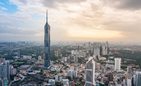 kuala-lumpur-city-view-with-merdeka-tower-view-at-sunset-time
